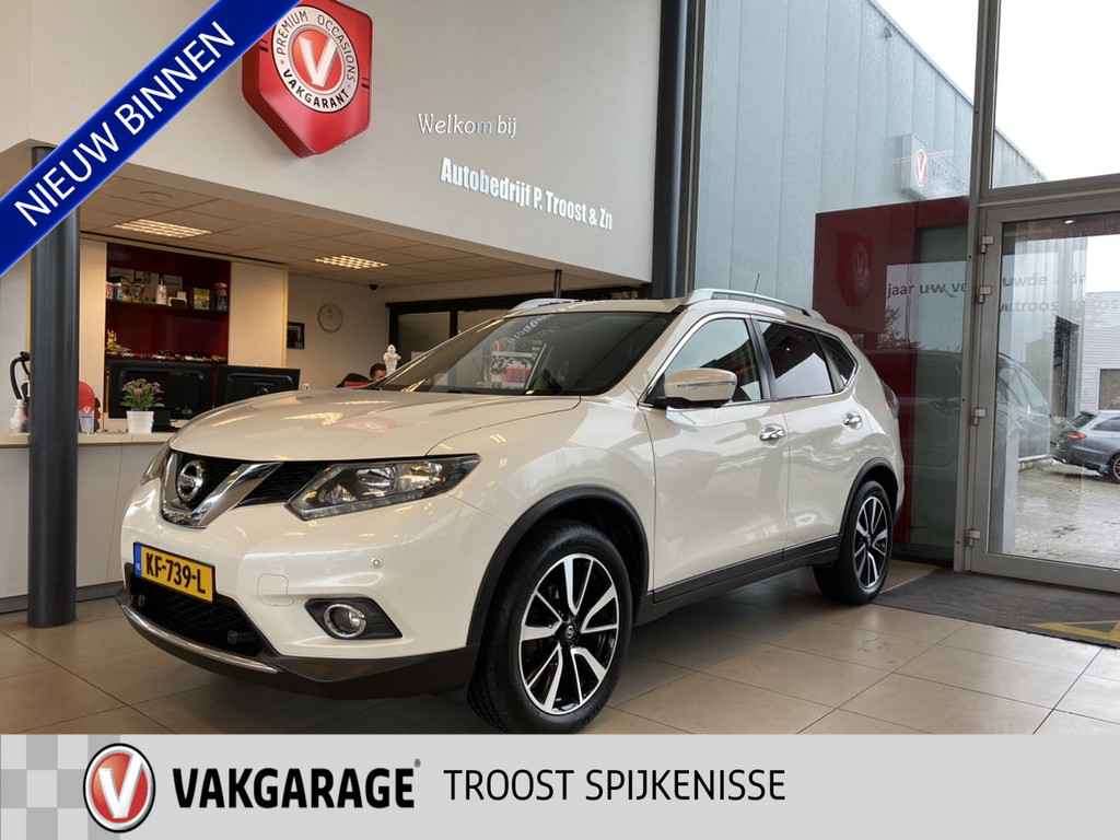 Nissan X-Trail 1.6 DIG-T N-Connecta,NL Auto,100% Onderhouden,Panoramadak,Navigatie,Rondomzichtcamera,Trekhaak,Keyless Entry,V&A,Sensoren,Climat